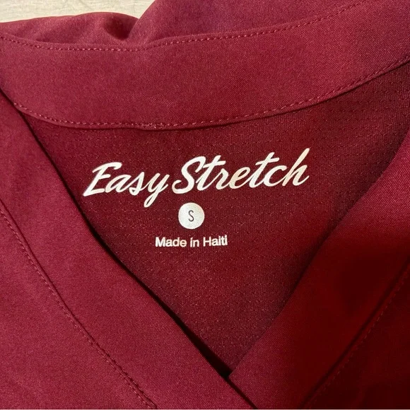 Wine/Burgundy Maternity Scrub Set - Easy Stretch - Small - Picture 7 of 8